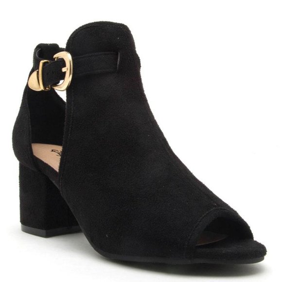 Faux Suede Ankle Bootie Size 10 (Liquidation Sale) - Picture 7 of 8